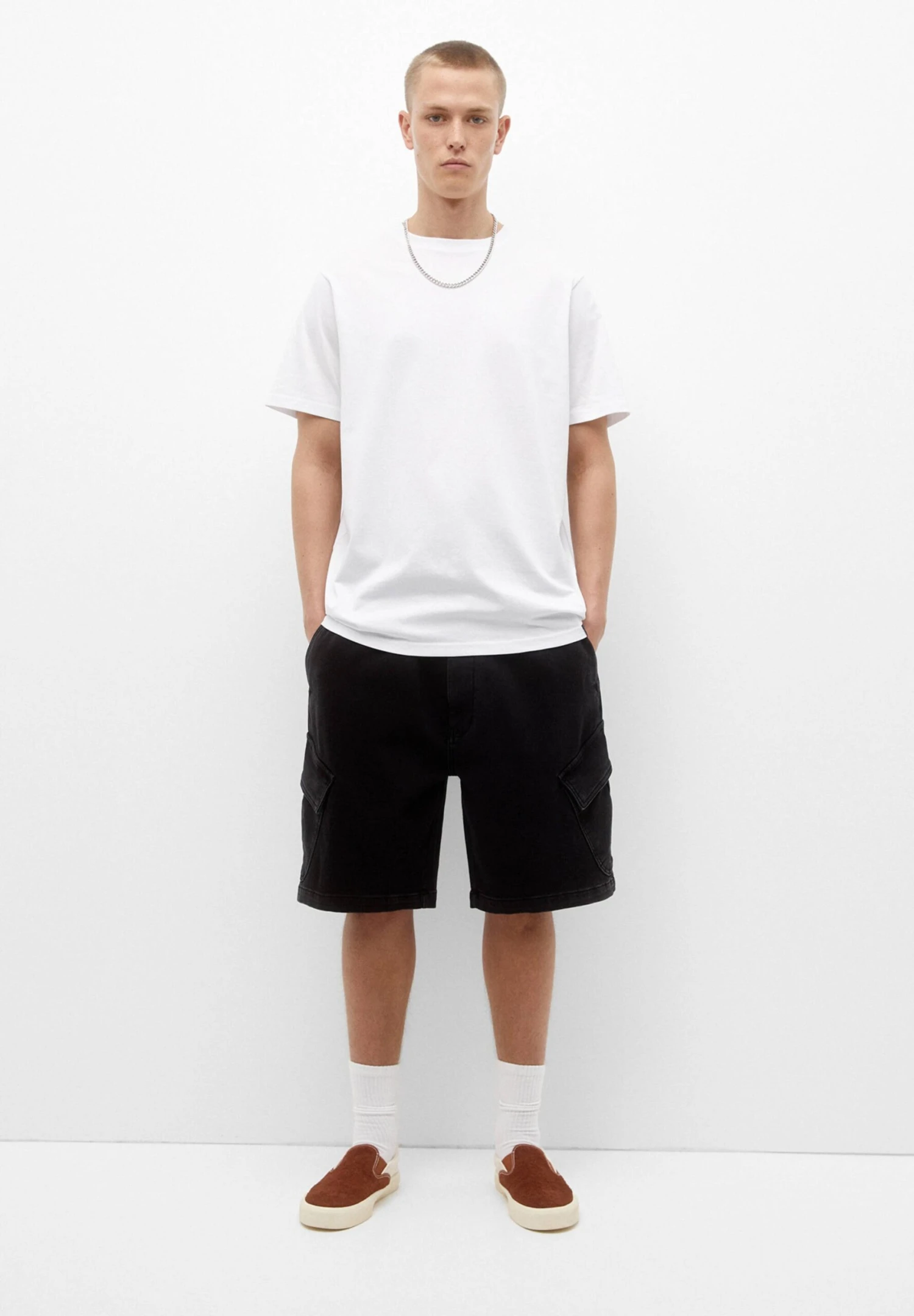 PULL & BEAR Bund - Shorts Di Jeans - Black 2 PULL & BEAR Bund - Shorts Di Jeans - Black - immagine 2
