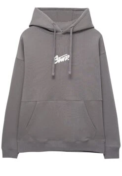 PULL & BEAR Logo - Felpa Con Cappuccio - Dark Grey -Pull & Bear ed9ef341f64b4d0ea0e87853e053aa92