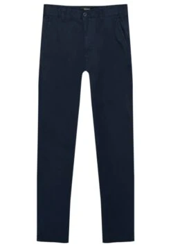 PULL & BEAR Basic - Chino - Dark Blue -Pull & Bear ed9fe7730c7645a2893560512659ba74