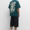 PULL & BEAR Short Sleeve Octopus T-Shirt Con StampaGreen Uomo T-shirt E Polo PUC22O1PW-M11