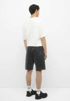 PULL & BEAR Bermuda - Shorts Di Jeans - Dark Grey -Pull & Bear ef431fde21584fe78fb30c8a1093628f