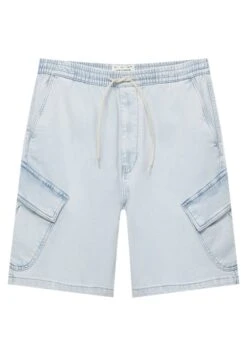 PULL & BEAR Bund - Shorts Di Jeans - Stone Blue Denim -Pull & Bear f05e2aee182648de87f5ebbf9521c610