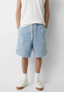 PULL & BEAR Soft-BermudaShorts Di JeansBlue Denim Uomo Jeans PUC22F0DK-K11