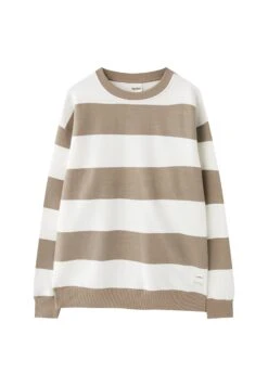 PULL & BEAR Basic Round Neck StripedFelpaLight Brown Uomo Maglieria E Felpe PUC22S0R7-O11 10 PULL & BEAR Basic Round Neck StripedFelpaLight Brown Uomo Maglieria E Felpe PUC22S0R7-O11 -Pull & Bear f2a0a1de5b154576ae987379725cd0d8