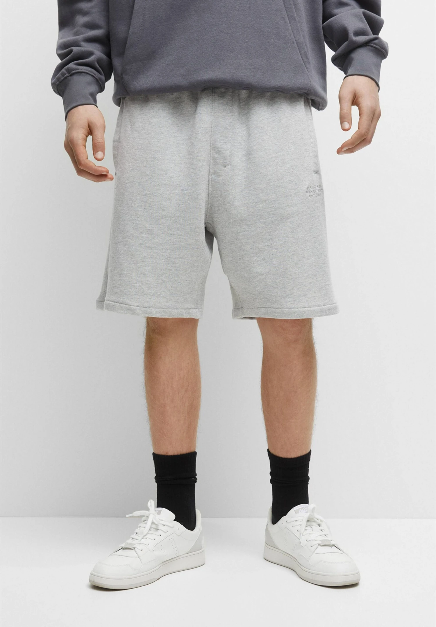 PULL & BEAR BasicShortsGrey Uomo Bermuda PUC22F0BE-C12 1 PULL & BEAR BasicShortsGrey Uomo Bermuda PUC22F0BE-C12