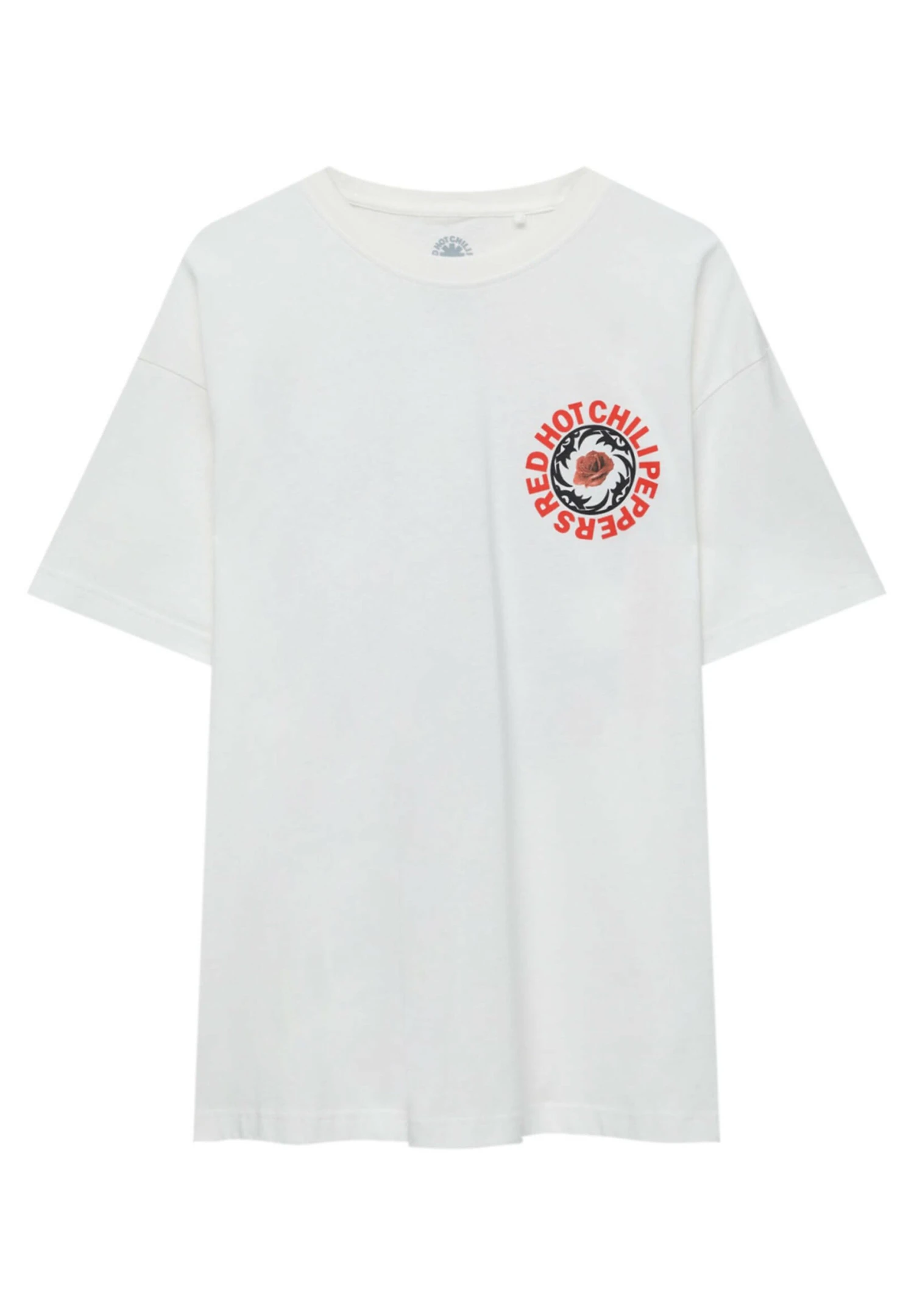 PULL & BEAR Red Hot Chili PeppersT-Shirt Con StampaWhite Uomo T-shirt E Polo PUC22O1NF-A11 6 PULL & BEAR Red Hot Chili PeppersT-Shirt Con StampaWhite Uomo T-shirt E Polo PUC22O1NF-A11 - immagine 6