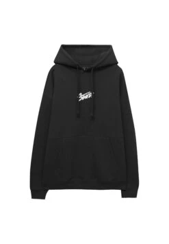 PULL & BEAR LogoFelpa Con CappuccioBlack Uomo Maglieria E Felpe PUC22S0QL-Q11 -Pull & Bear f46947eead8a473386b3ca3118e92a59