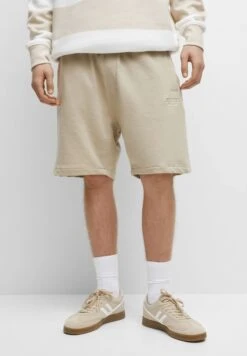 PULL & BEAR Basic - Shorts - Beige