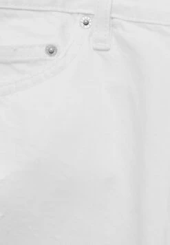 PULL & BEAR Bermuda With Ripped Legs - Shorts Di Jeans - White Denim -Pull & Bear f5b08c46dbc1407f9321e8dc9b8fc68b