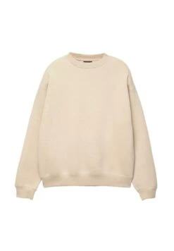 PULL & BEAR ROUND NECK - Felpa - Light Grey -Pull & Bear f6dd32a9f6ce4092a1e423ff4931f342 1