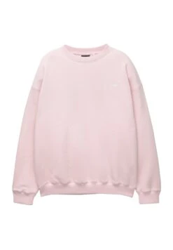 PULL & BEAR ROUND NECK STWD - Felpa - White -Pull & Bear f6ff465657b2409fa979832b511c44a9 1