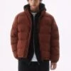 PULL & BEAR Basic Coloured-Puffer Giacca InvernaleCopper Uomo Giacche PUC22T0T6-G11