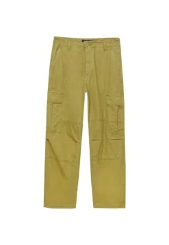 PULL & BEAR Baggy - Pantaloni Cargo - Khaki -Pull & Bear f7b4946971d44ec9a9785ae8485ffc0b
