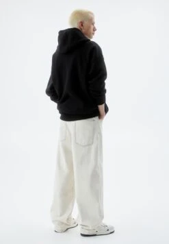 PULL & BEAR Baggy Extra Wide-Leg- Jeans A Sigaretta - Beige -Pull & Bear f8619a1f0efc43d58a00dfba5aa42971