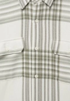 PULL & BEAR Long Sleeve Checked - Camicia - White -Pull & Bear f8e575b72551407b9cbe90555d6cfbfe