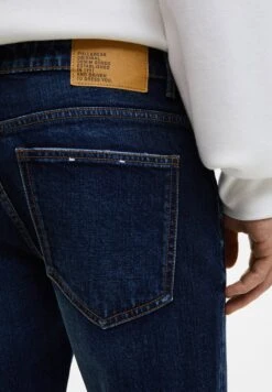 PULL & BEAR Slim Fit Jeans Slim FitDark Blue Denim Uomo Jeans PUC22G0KW-K11 -Pull & Bear faa0fc18cc164c7a9982a0d204d2d64b