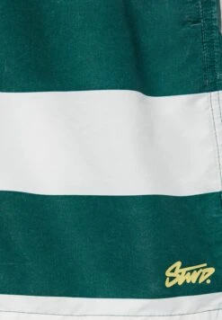 PULL & BEAR Striped Print - Costume Da Bagno - Green -Pull & Bear faa9438059064fa39de47ea101eccf68