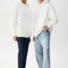 PULL & BEAR Basic - Felpa Con Cappuccio - White