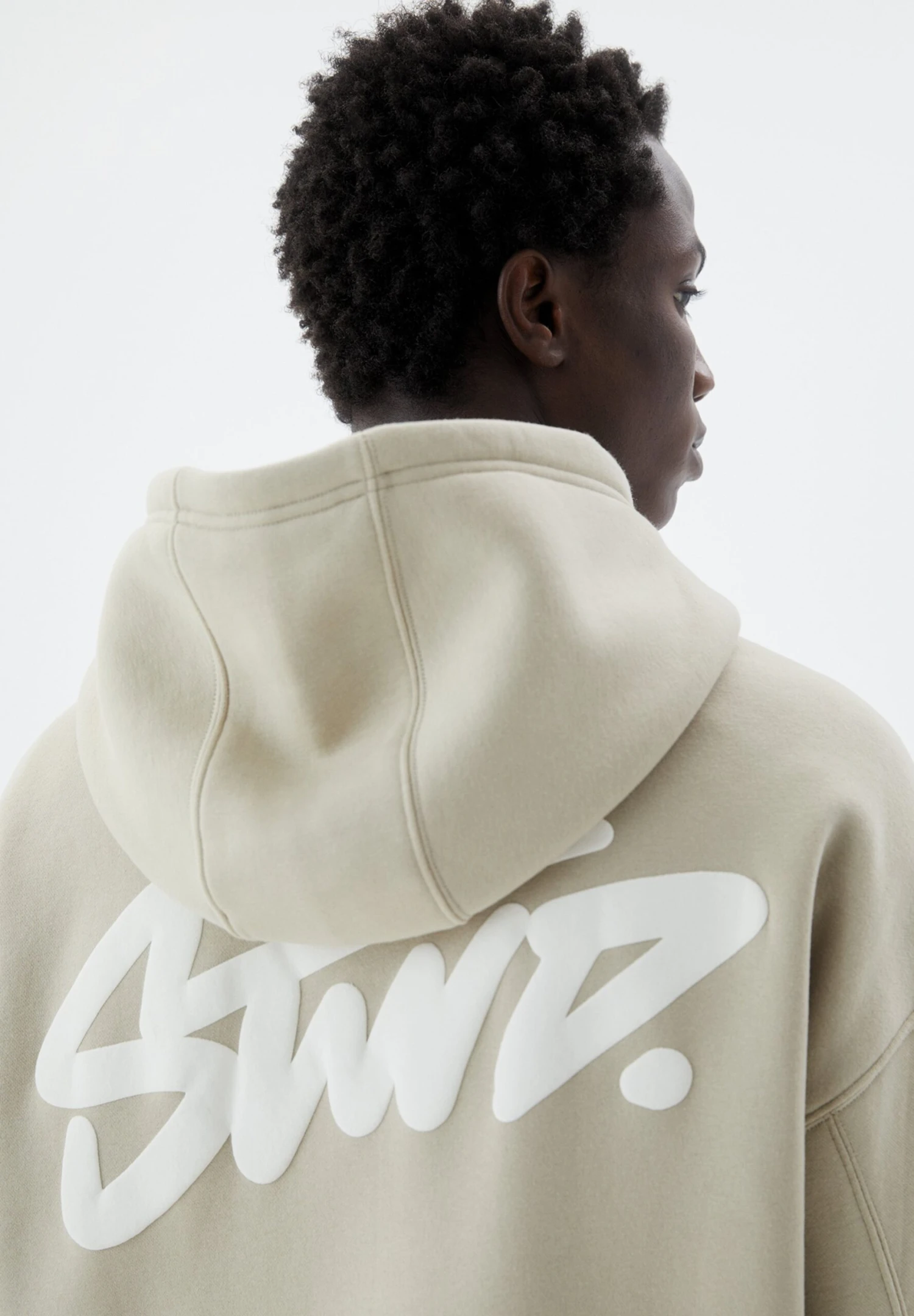 PULL & BEAR Logo - Felpa Con Cappuccio - Beige 5 PULL & BEAR Logo - Felpa Con Cappuccio - Beige - immagine 5