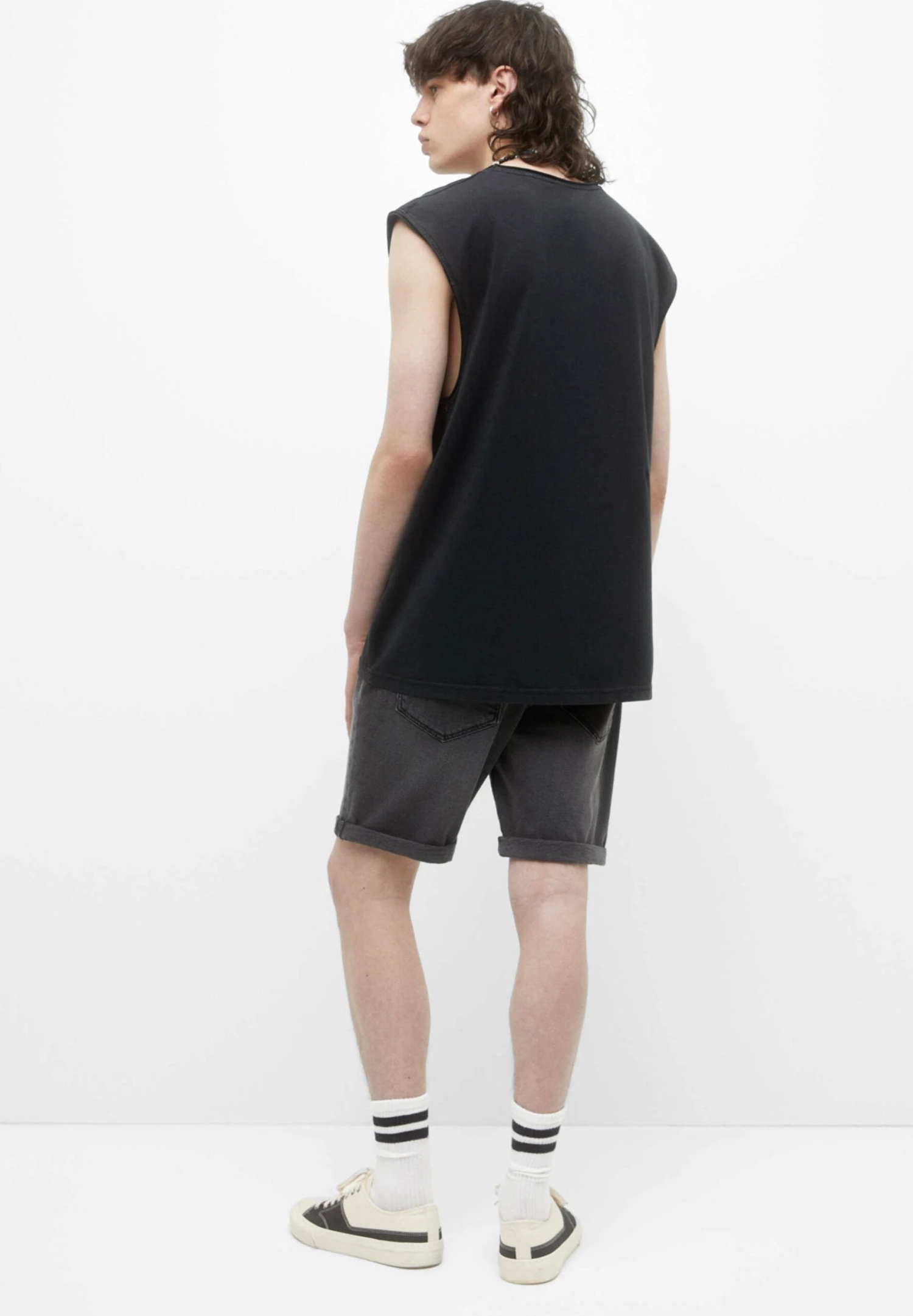 PULL & BEAR BermudaShorts Di JeansMottled Dark Grey Uomo Bermuda PUC22F0BN-C11 2 PULL & BEAR BermudaShorts Di JeansMottled Dark Grey Uomo Bermuda PUC22F0BN-C11 - immagine 2