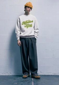 PULL & BEAR STRANGER THINGS - Felpa - Light Grey