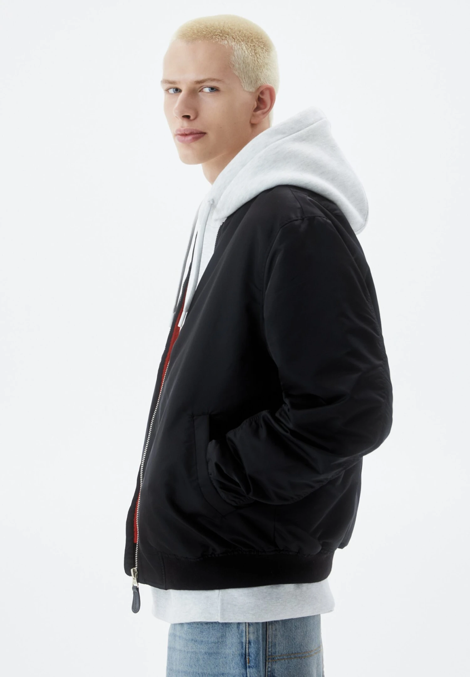 PULL & BEAR Basic PaddedGiubbotto BomberBlack Uomo Giacche PUC22T0SR-Q11 4 PULL & BEAR Basic PaddedGiubbotto BomberBlack Uomo Giacche PUC22T0SR-Q11 - immagine 4