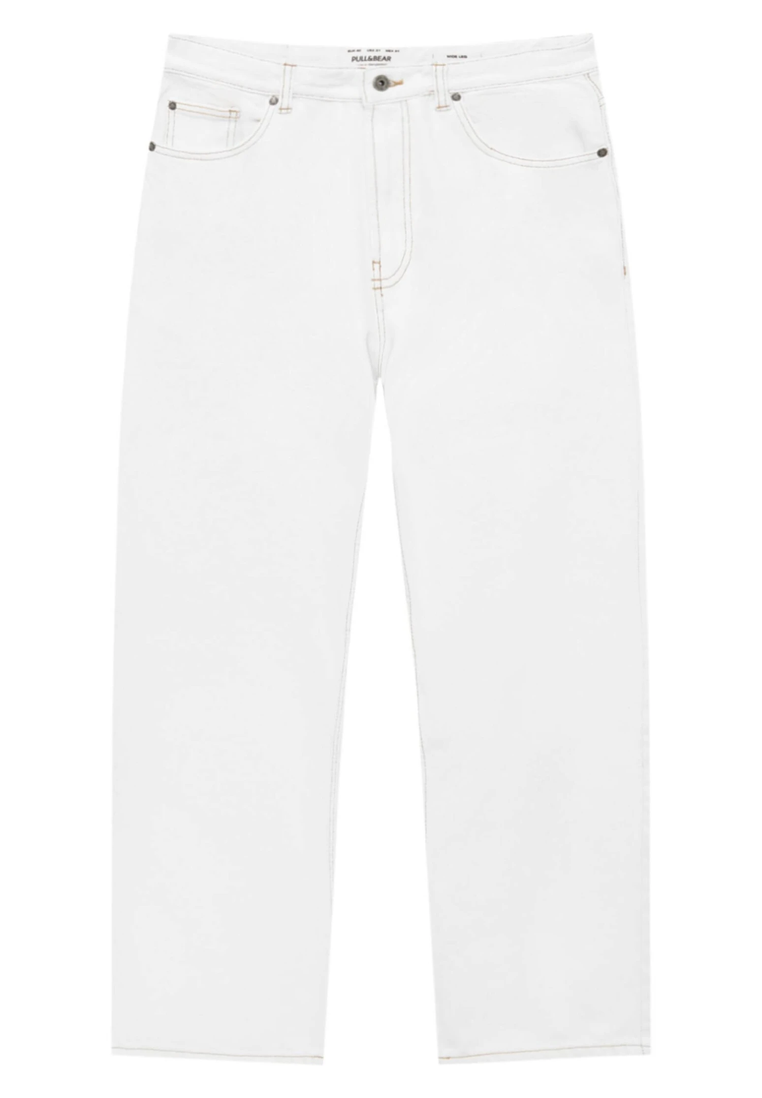 PULL & BEAR Wide - Jeans Baggy - White 6 PULL & BEAR Wide - Jeans Baggy - White - immagine 6